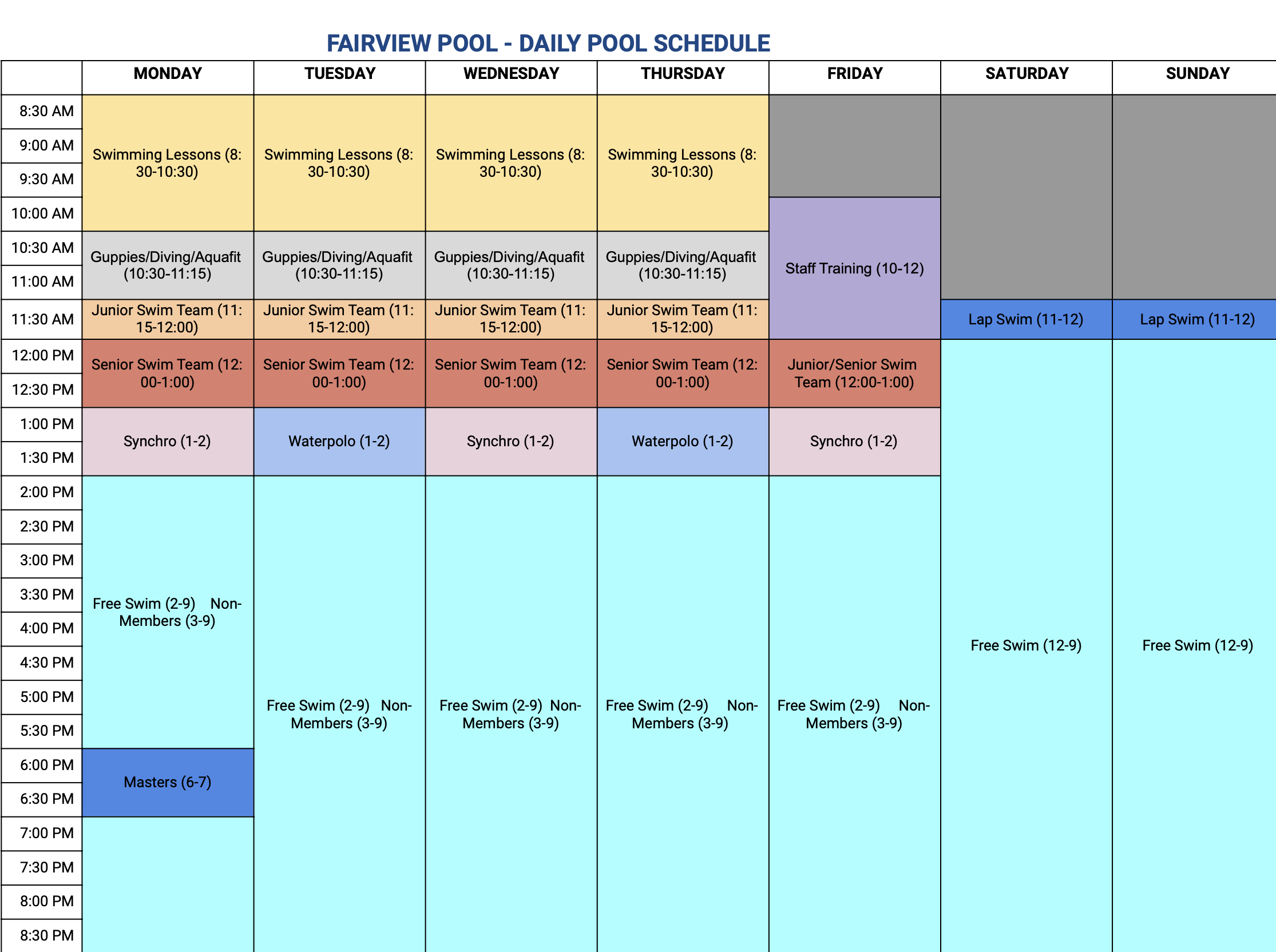 weekly-schedule
